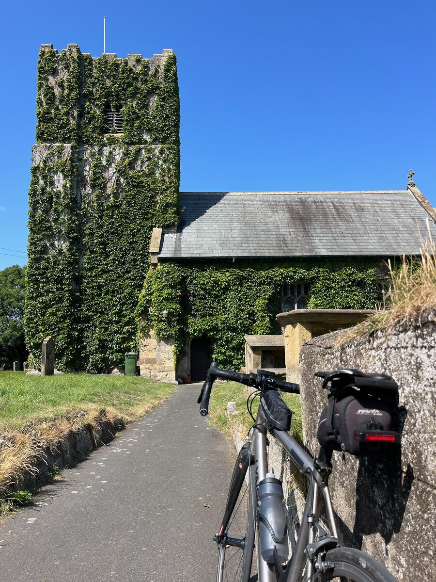 Cycle route countryside