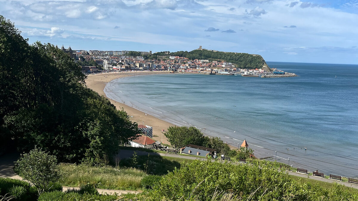 Scarborough seafront and castle headland
